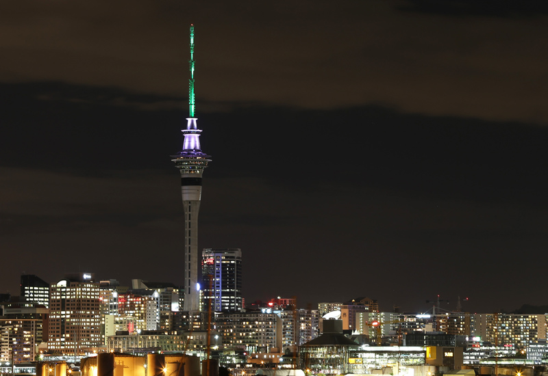 At 328m in height, Aukland’s Sky Tower is the tallest manmade structure in New Zealand. At 328m in height, Aukland’s Sky Tower is the tallest manmade structure in New Zealand.
