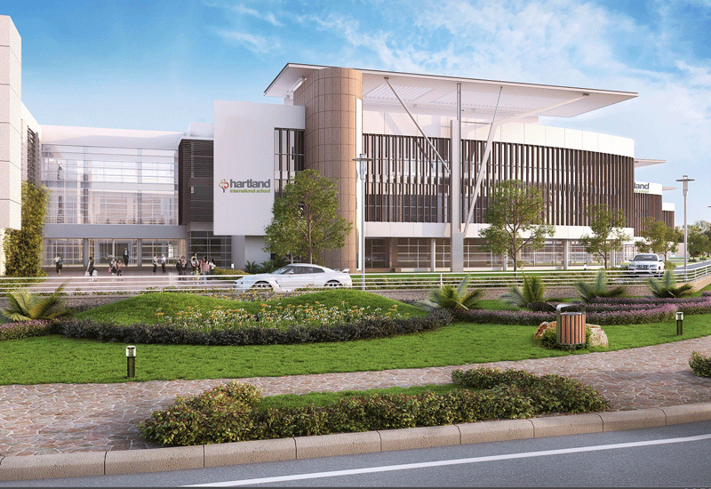 Hartland International School will be in the Sobha Hartland area of Dubai. Hartland International School will be in the Sobha Hartland area of Dubai.