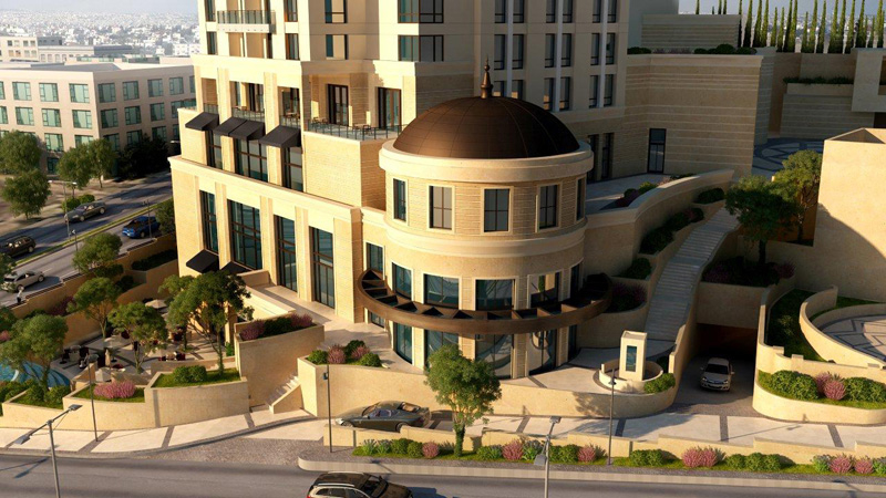 St Regis Amman's retail component, which will be named The District. St Regis Amman's retail component, which will be named The District.