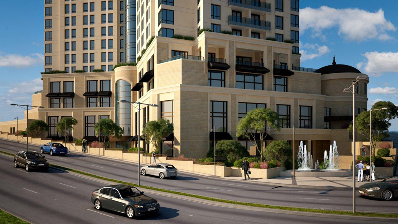St Regis Amman's retail component, which will be named The District. St Regis Amman's retail component, which will be named The District.