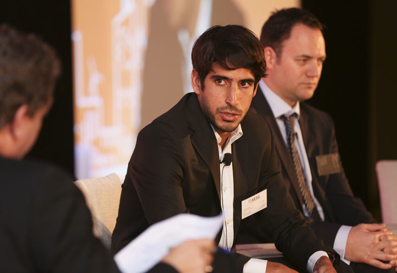 Saeed Al Abbar (centre) speaking at the UAE Infrastructure Panel, with Nathan Cartwright of GAJ (right) Saeed Al Abbar (centre) speaking at the UAE Infrastructure Panel, with Nathan Cartwright of GAJ (right)