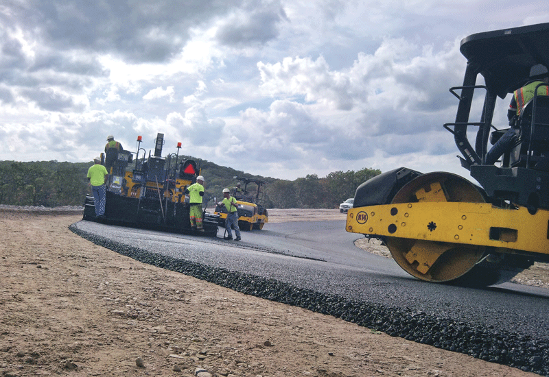 Volvo CE pavers and compactors are being used to lay the 3.6km long, 12m-wide track at Palmer Motorsports Park. Volvo CE pavers and compactors are being used to lay the 3.6km long, 12m-wide track at Palmer Motorsports Park.