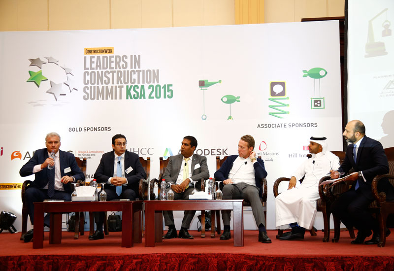 Left to right: Andrew body, Mouchel; Hani Tammimi, Colliers; Suhail Arfath, Autodesk; Simon Ingvartsen, Henning Larsen; and, Turki Alkhalaif, Cayan Group. Left to right: Andrew body, Mouchel; Hani Tammimi, Colliers; Suhail Arfath, Autodesk; Simon Ingvartsen, Henning Larsen; and, Turki Alkhalaif, Cayan Group.