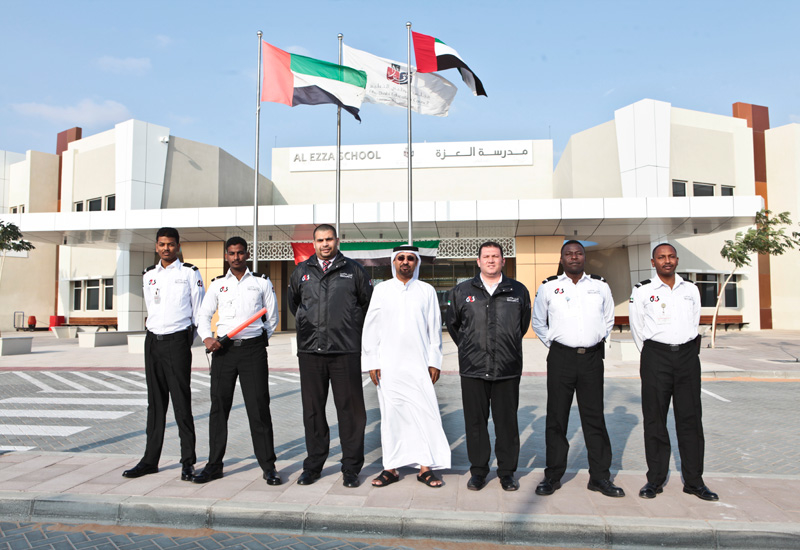The G4S team: Sultan Al Marzouqi with G4S security personnel at Al Ezzah School in Abu Dhabi. The G4S team: Sultan Al Marzouqi with G4S security personnel at Al Ezzah School in Abu Dhabi.