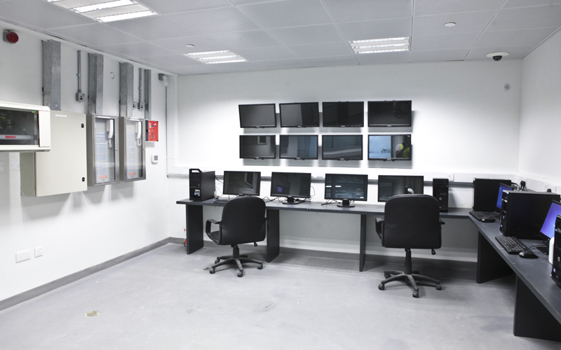 The stadium has two separate CCTV security rooms, one which is only operational during match-days and another for general operations. The stadium has two separate CCTV security rooms, one which is only operational during match-days and another for general operations.