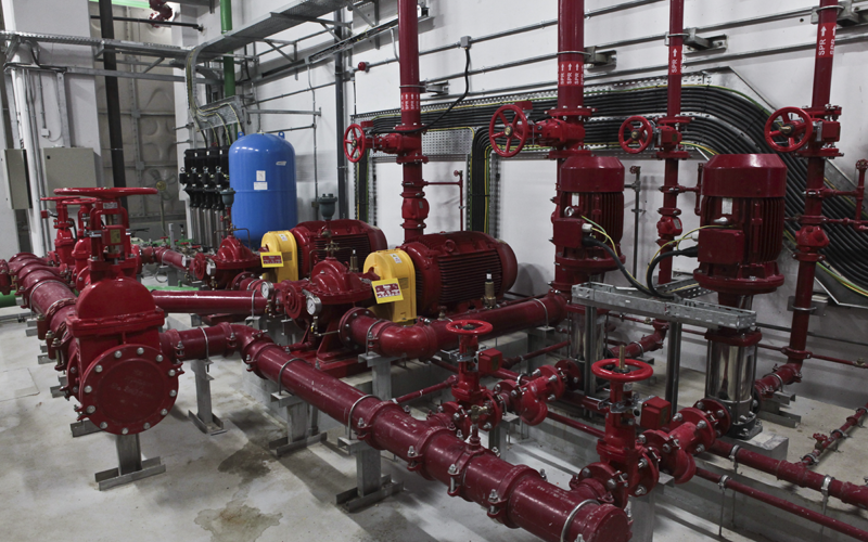 Firefighting systems are immensely important given that over 25,000 people will be in the stadium when at full capacity. Firefighting systems are immensely important given that over 25,000 people will be in the stadium when at full capacity.