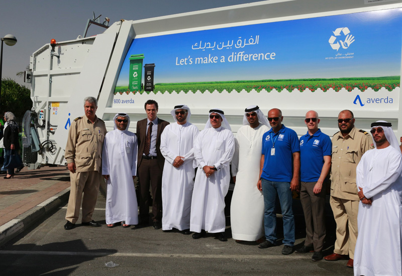 Salah Amiri, assistant director general of Dubai Municipality with averda representatives. Salah Amiri, assistant director general of Dubai Municipality with averda representatives.