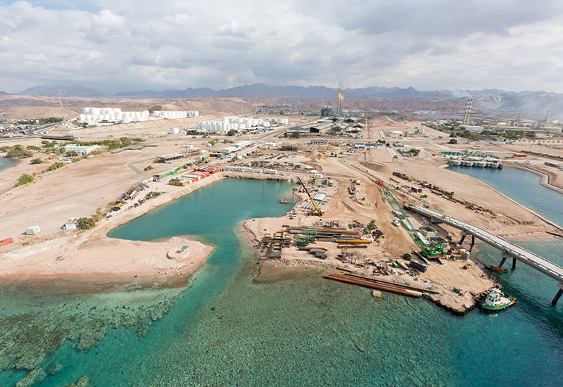 The new LNG Terminal will cater for Q-Flex LNG carriers. The new LNG Terminal will cater for Q-Flex LNG carriers.