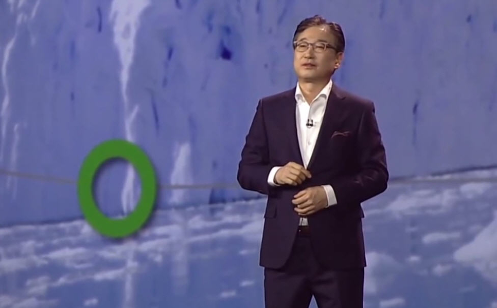 BK Yoon, president and CEO of consumer electronics at Samsung Electronics BK Yoon, president and CEO of consumer electronics at Samsung Electronics