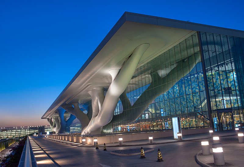 The new Convention Centre in Doha relies extensively on post tensioning. The dimensions of the structural components could be reduced, along with the The new Convention Centre in Doha relies extensively on post tensioning. The dimensions of the structural components could be reduced, along with the
