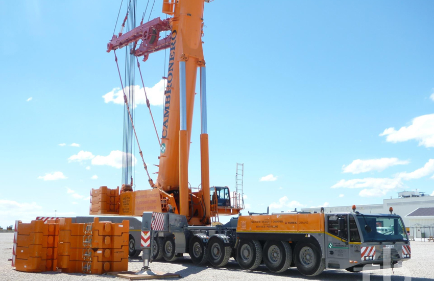The Terax Demag ATC was bought by a local rental company. The Terax Demag ATC was bought by a local rental company.