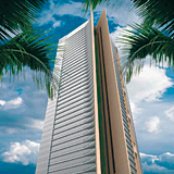 Sky Gardens towers in Dubai's International Financial Centre district. Sky Gardens towers in Dubai's International Financial Centre district.