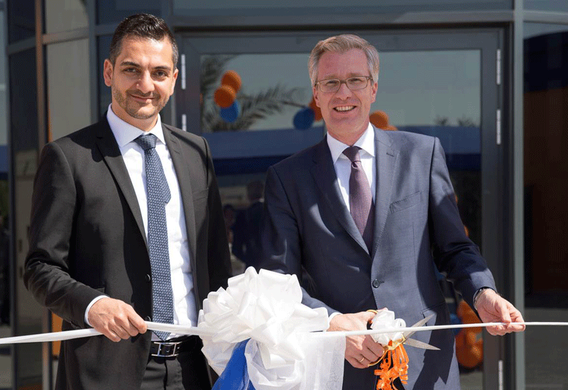 L-R: Darius Khanloo, managing director, Hormann Middle East and Christoph Hormann, general partner, Hormann. L-R: Darius Khanloo, managing director, Hormann Middle East and Christoph Hormann, general partner, Hormann.