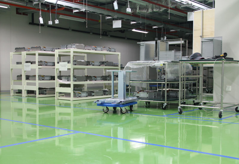 The anti-static flooring will aid in achieving surface regularity and ensuring consistent accurate readings from onsite equipment. The anti-static flooring will aid in achieving surface regularity and ensuring consistent accurate readings from onsite equipment.