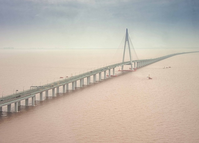 Hangzhou bridge built by China Communications Construction. Hangzhou bridge built by China Communications Construction.