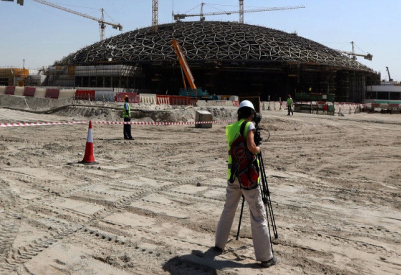 The first of three museums being built on Saadiyat island will complete this year. The first of three museums being built on Saadiyat island will complete this year.