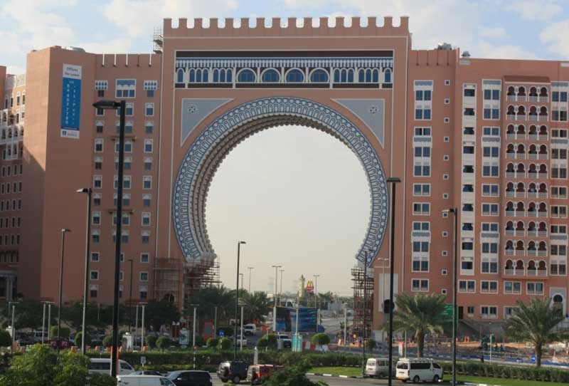 The iconic Ibn Battuta Gate. The iconic Ibn Battuta Gate.