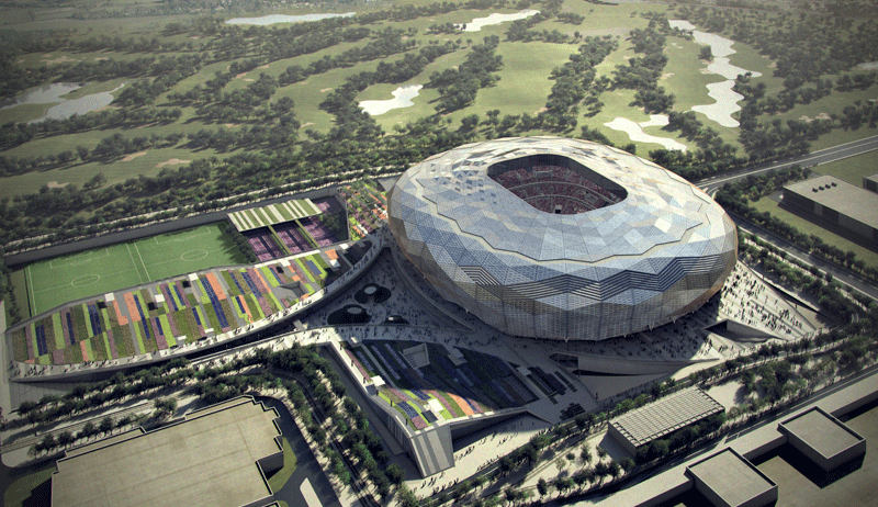 Qatar Foundation Stadium. Qatar Foundation Stadium.