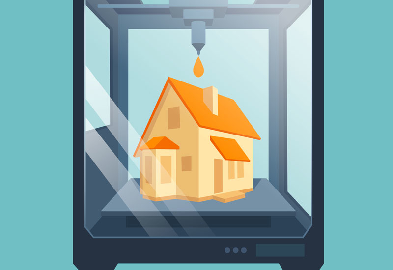 3D printed home and offices can brought up quickly and taken down just as fast. 3D printed home and offices can brought up quickly and taken down just as fast.
