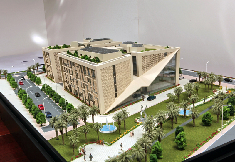 Model of Tadmur Holding HQ in Energy City Lusail. Model of Tadmur Holding HQ in Energy City Lusail.
