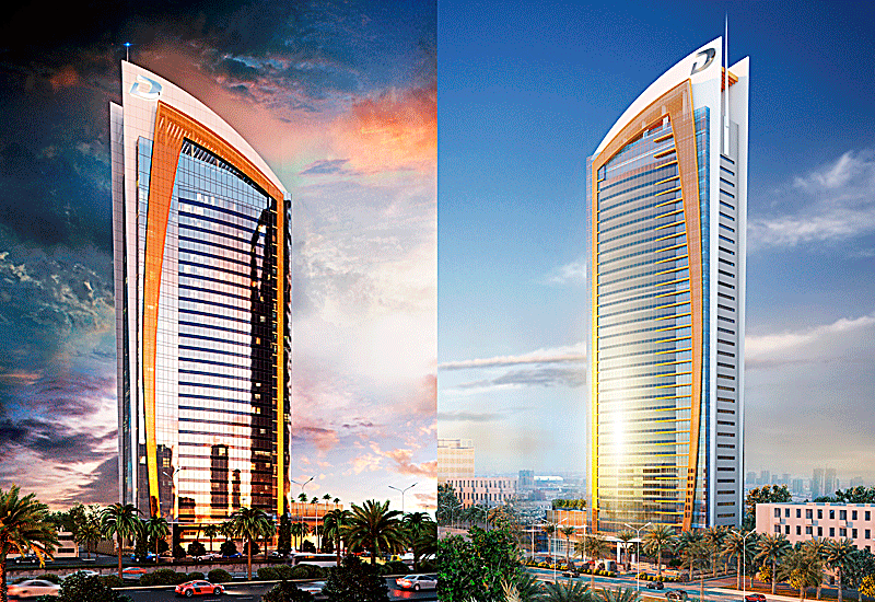 Damac says the two under-construction towers have now topped out. Damac says the two under-construction towers have now topped out.