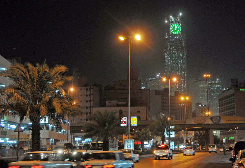 Makkah's clock has started to tick, making it the world's largest operating clock. Photo: Getty. Makkah's clock has started to tick, making it the world's largest operating clock. Photo: Getty.