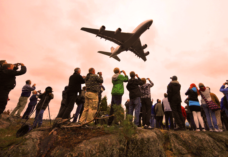 Muscat's new airport expansion project is being designed to accommodate the Airbus A380. Photo: JUSSI NUKARI/AFP/Getty Images Muscat's new airport expansion project is being designed to accommodate the Airbus A380. Photo: JUSSI NUKARI/AFP/Getty Images
