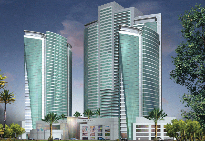 The Al Fanar Towers project will overlook the sea in Fujairah. The Al Fanar Towers project will overlook the sea in Fujairah.