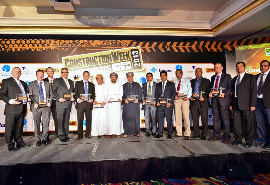 All the winners at the 2013 Construction Week Awards: Oman. All the winners at the 2013 Construction Week Awards: Oman.