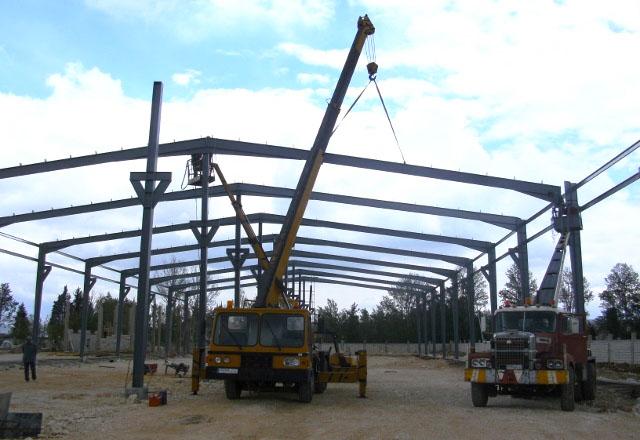 A factory rising in Bekaa Valley A factory rising in Bekaa Valley