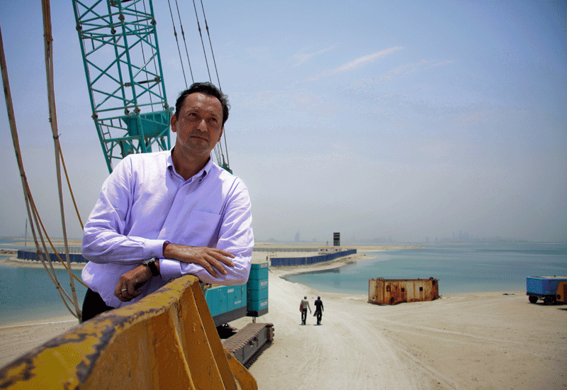 Josef Kleindienst plans to build European-themed resorts on the Heart of Europe island development. Josef Kleindienst plans to build European-themed resorts on the Heart of Europe island development.