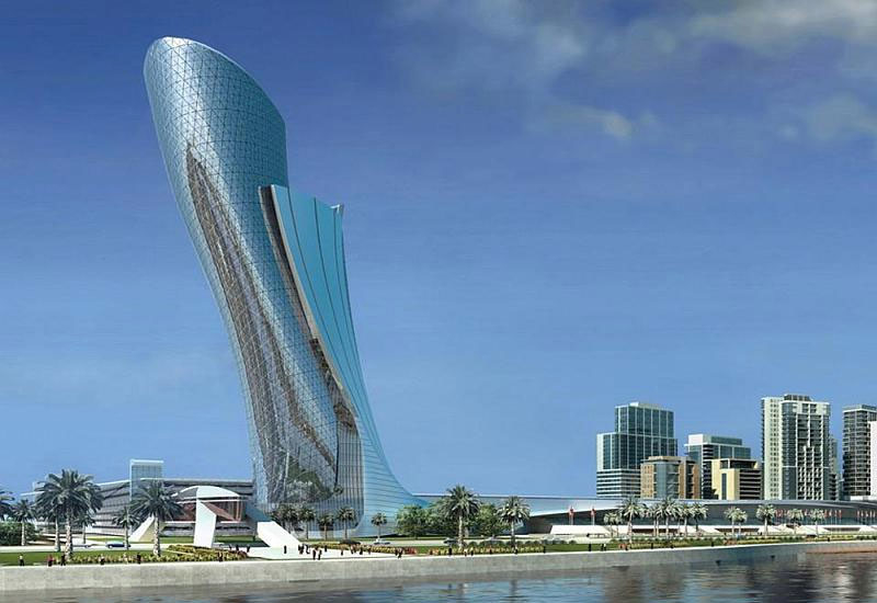 The Capital Gate master development in Abu Dhabi. The Capital Gate master development in Abu Dhabi.