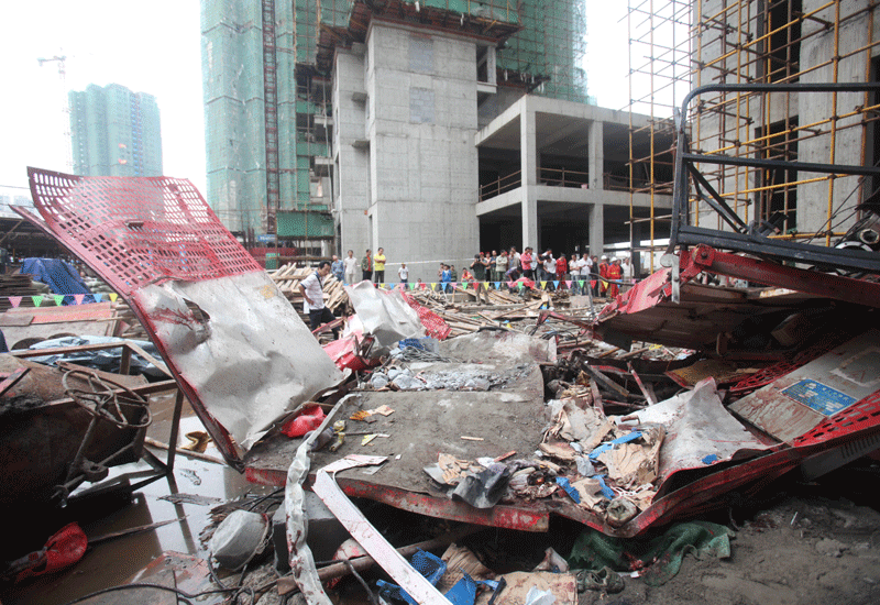 China Construction Elevator Collapse Kills 19 Appointments Construction Week Online
