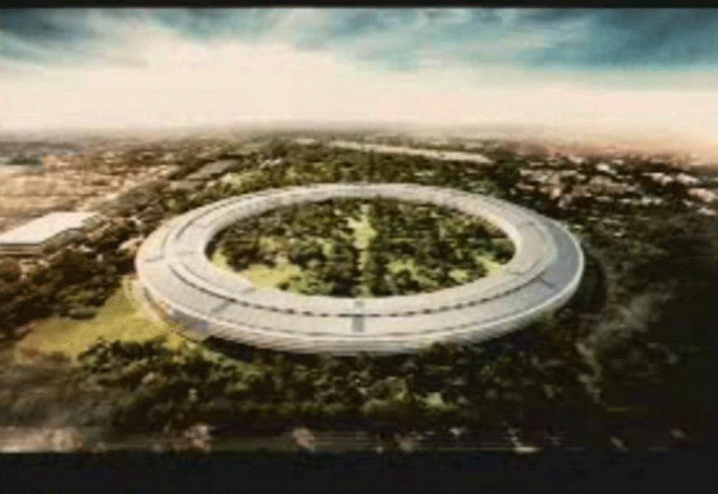 The spaceship-like campus Apple plans to build. The spaceship-like campus Apple plans to build.