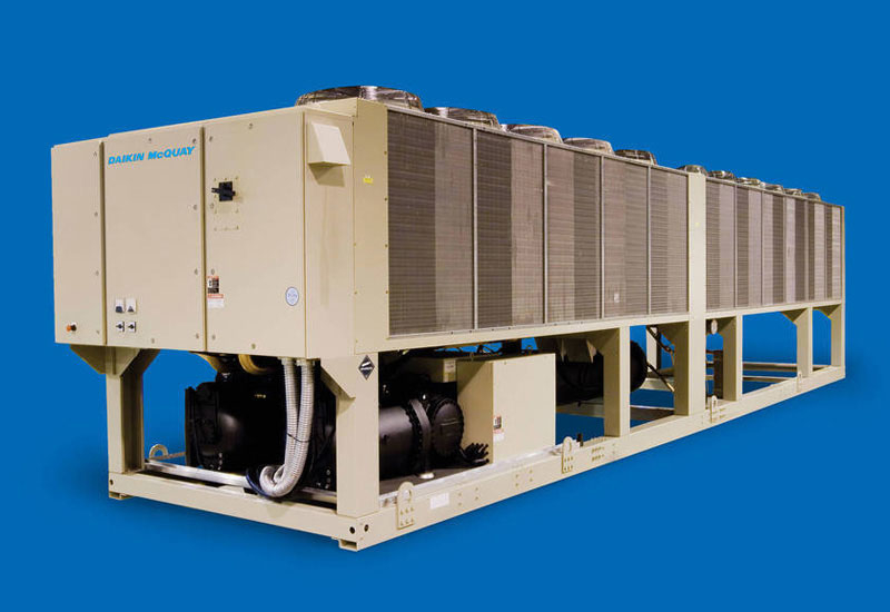 An example of a chiller from Daikin. An example of a chiller from Daikin.