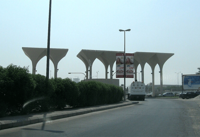 The entrance to the main industrial area in Dammam. The entrance to the main industrial area in Dammam.