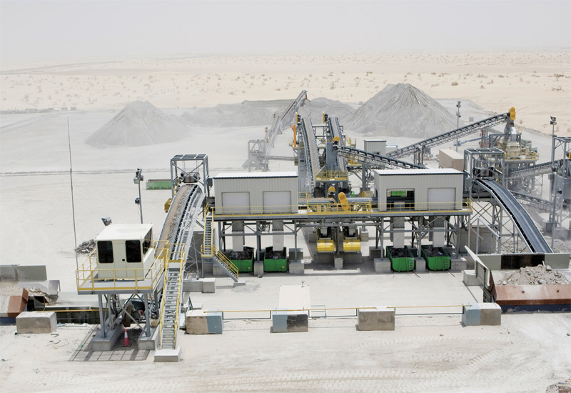 The Al Dhafra plant in Abu Dhabi, managed by Leighton Services, has capacity to produce 5000-8000 tonnes of recycled concrete aggregate per day The Al Dhafra plant in Abu Dhabi, managed by Leighton Services, has capacity to produce 5000-8000 tonnes of recycled concrete aggregate per day