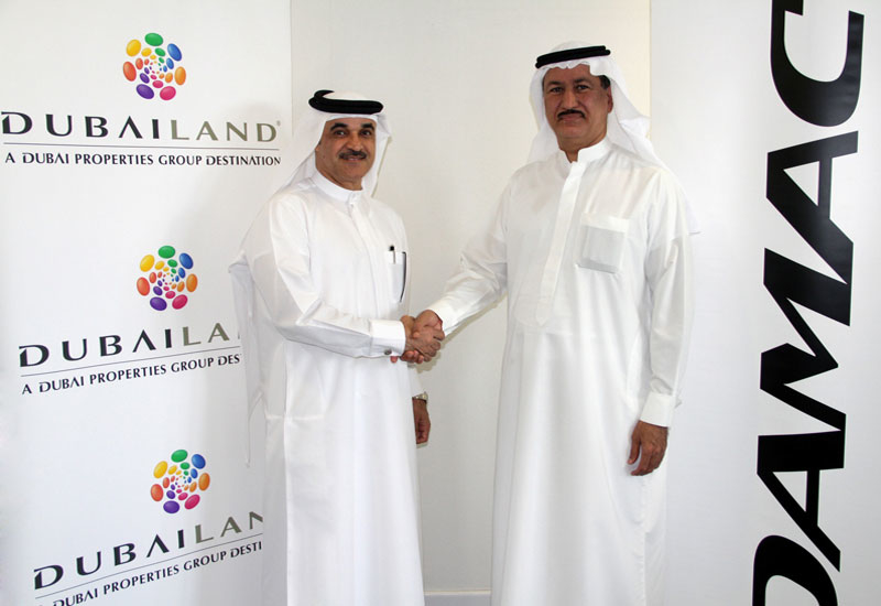 L-R: Dubailand CEO Mohammed Alhabbai and Damac Chairman Hussein Sajwani L-R: Dubailand CEO Mohammed Alhabbai and Damac Chairman Hussein Sajwani