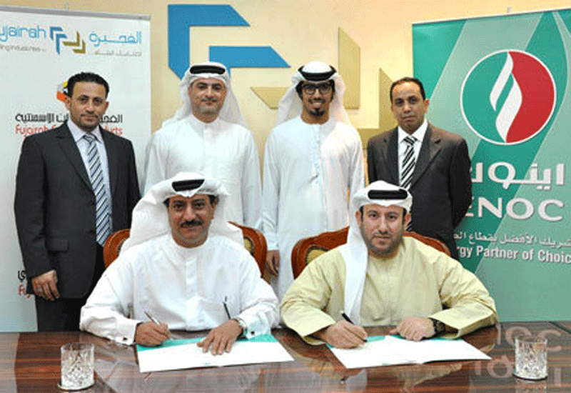 The agreement was signed by Ahmed Al Mulla, senior manager of EPPCO Lubricants, and Obaid Al Kendi, COO of Fujairah Building Industries Group. The agreement was signed by Ahmed Al Mulla, senior manager of EPPCO Lubricants, and Obaid Al Kendi, COO of Fujairah Building Industries Group.