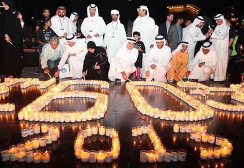 Earth Hour 2013 in Dubai showed saving success. Earth Hour 2013 in Dubai showed saving success.