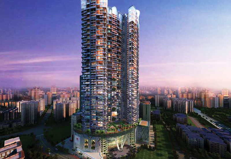The $400m One Avighna Park in Mumbai. The $400m One Avighna Park in Mumbai.
