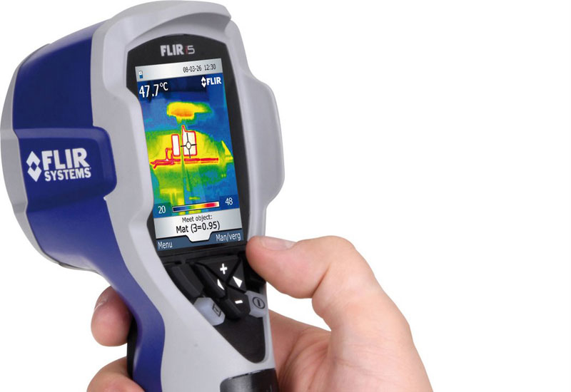 A thermal imaging camera from FLIR of Sweden. A thermal imaging camera from FLIR of Sweden.