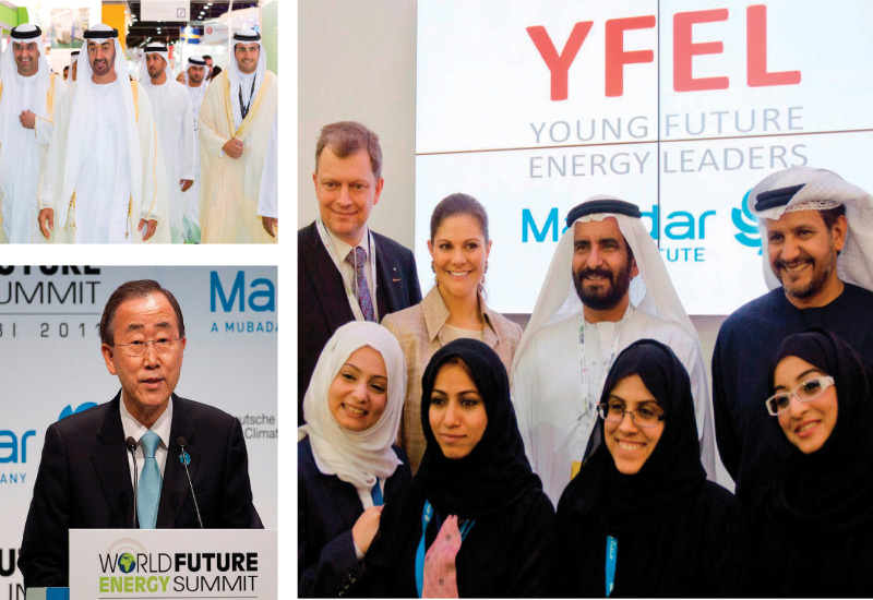 Clockwise from top; Dr Sultan Ahmed Al Jaber, CEO/MD, Masdar, HRH Crown Princess Victoria of Sweden meets with YFEL, His Excellency Ban Ki-Moon, Secre Clockwise from top; Dr Sultan Ahmed Al Jaber, CEO/MD, Masdar, HRH Crown Princess Victoria of Sweden meets with YFEL, His Excellency Ban Ki-Moon, Secre