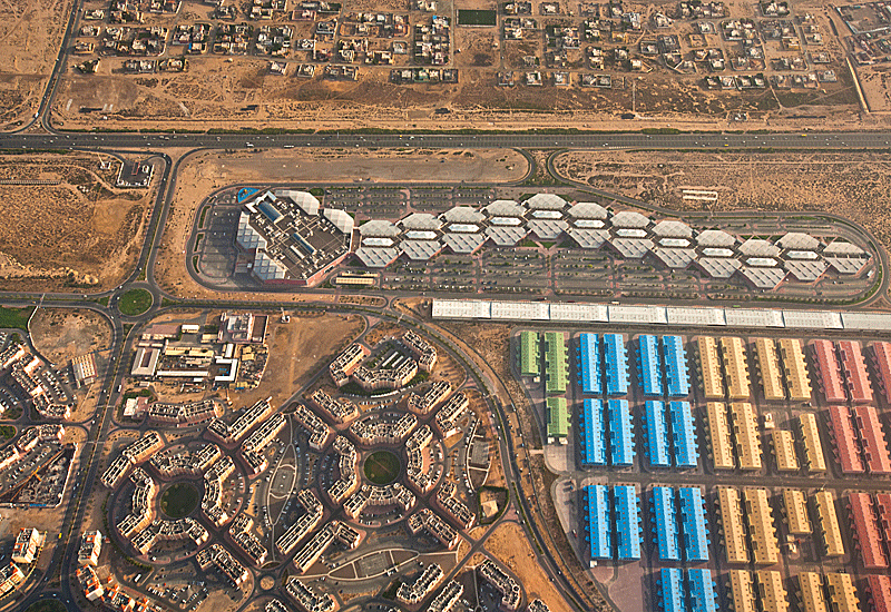 Dubai's International City. Dubai's International City.