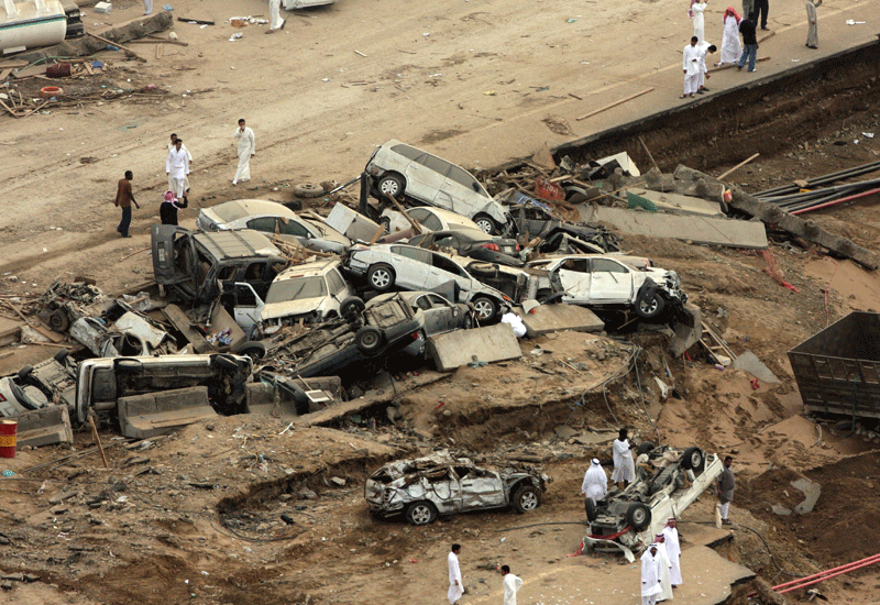 Jeddah was ravaged by floods in 2009 and early 2011. Photo: Getty. Jeddah was ravaged by floods in 2009 and early 2011. Photo: Getty.