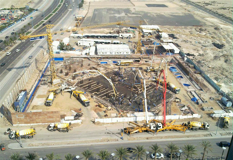 Foundation and basement levels for the Al Jawharah Tower have been completed by Drake and Scull for Damac Properties. Photo supplied. Foundation and basement levels for the Al Jawharah Tower have been completed by Drake and Scull for Damac Properties. Photo supplied.