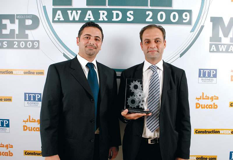 Hussam S. Shayteh and Ahmad Al Naser from MEP contractor Drake & Scull, which won the 2009 'Most Sustainable Project of the Year' at the 2009 MEP Awar Hussam S. Shayteh and Ahmad Al Naser from MEP contractor Drake & Scull, which won the 2009 'Most Sustainable Project of the Year' at the 2009 MEP Awar