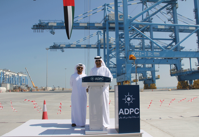 Dr. Sultan Al Jaber, chairman of ADPC and Captain Mohamed Al Shamisi, VP ports: ADPC. Dr. Sultan Al Jaber, chairman of ADPC and Captain Mohamed Al Shamisi, VP ports: ADPC.