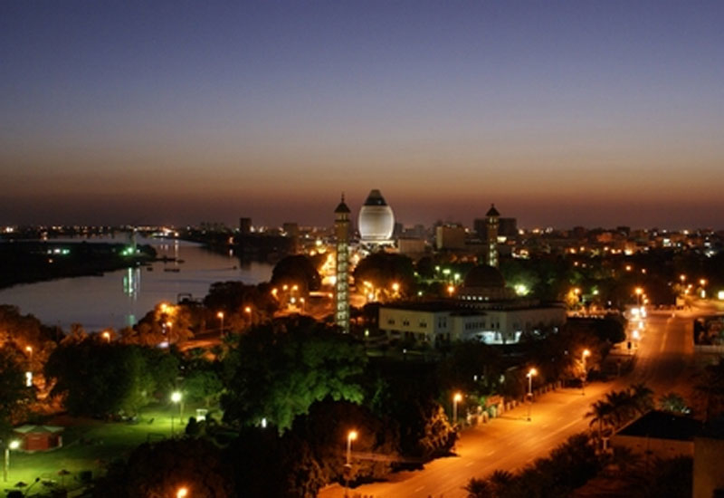Khartoum in Sudan. Khartoum in Sudan.