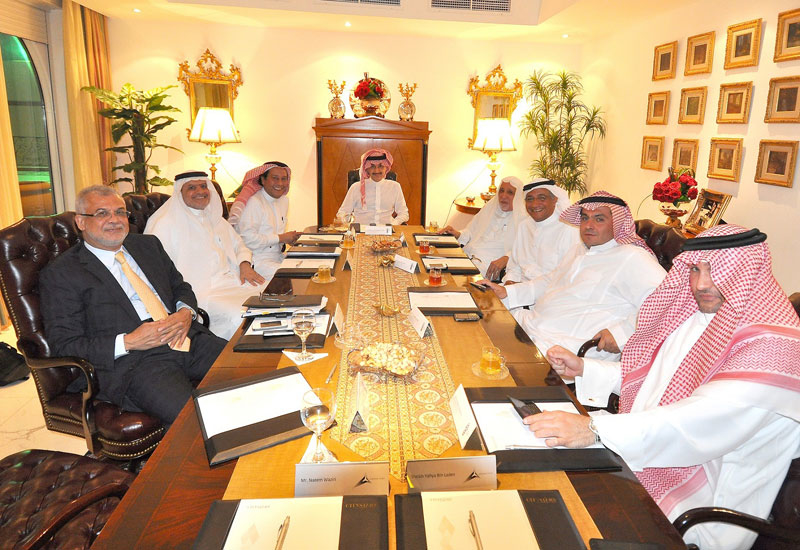 Board meeting of partners behind the Kingdom Tower project Board meeting of partners behind the Kingdom Tower project